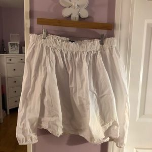 White off-the-shoulder too